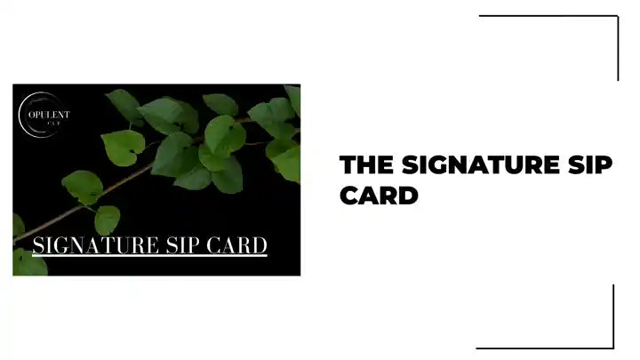 The Signature Sip Card by@Outfy